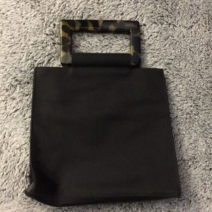 I.N.C. Black purse with animal print handle 🖤🐆
